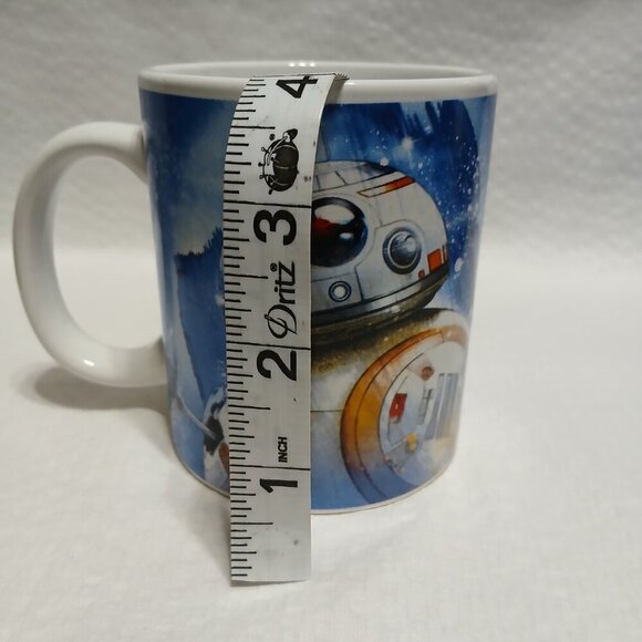 STAR WARS BB-8 DROID COFFEE MUG BY GALERIE, STAR WARS LOGO ON OTHER SIDE - Picture 4 of 5